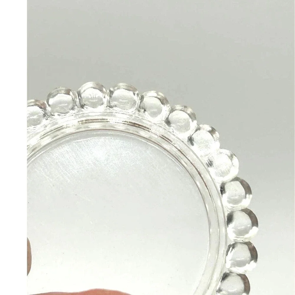 Vintage Clear Lucite MCM Baby Ring Presentation Box